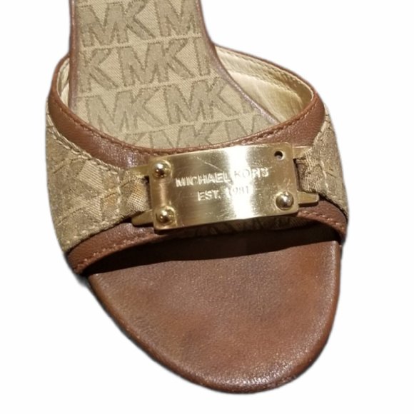 MICHAEL KORS Signature Heels (Size 6M) - Picture 1 of 8
